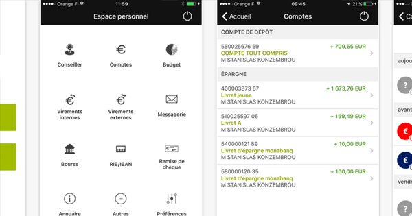 Application mobile Monabanq : avis sur la version iPhone et Android